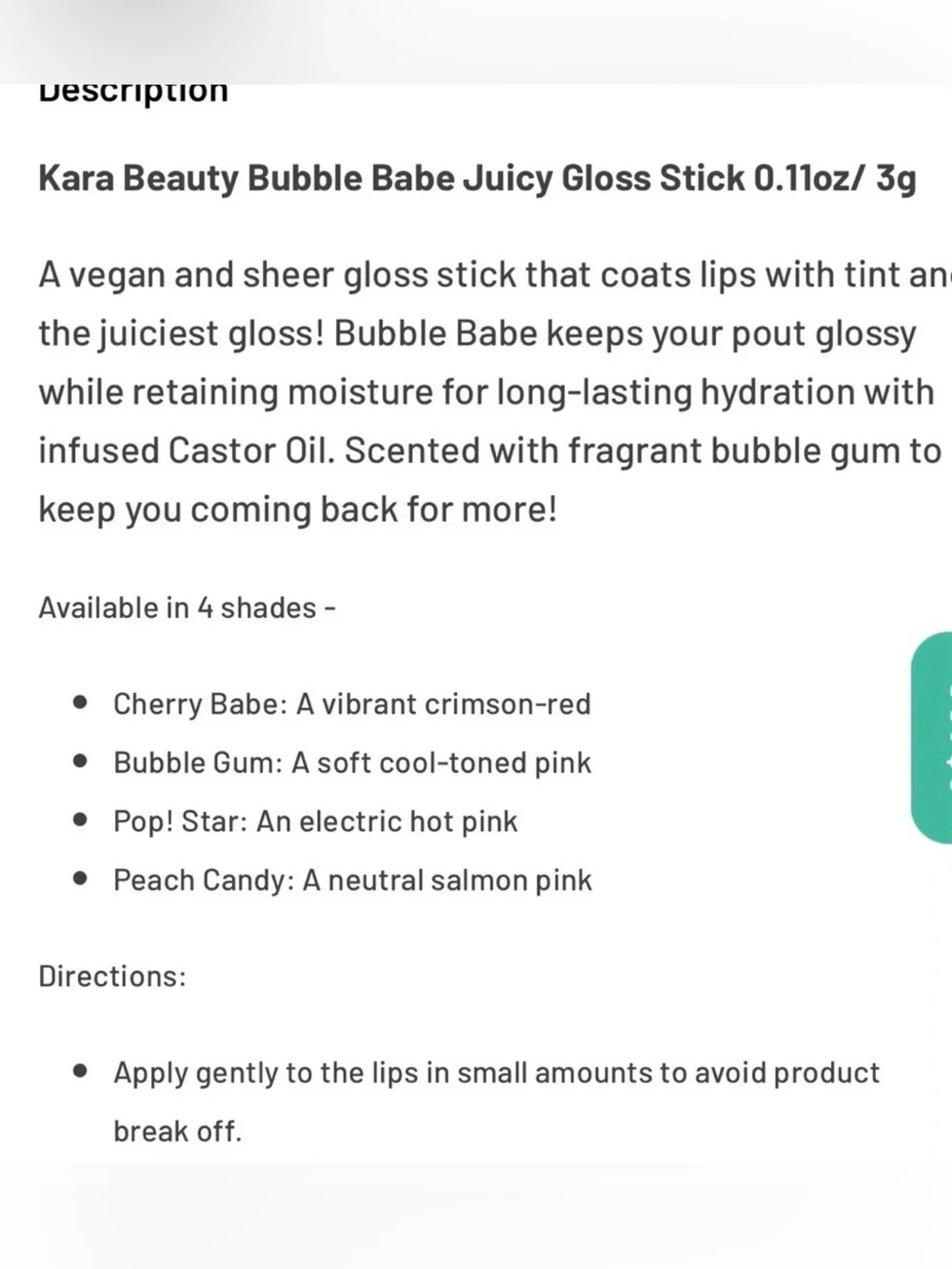 NWT Kara Beauty 3 Bubble Pop Juicy Lip Gloss Bubble Gum. Girly Pop & Pop Star